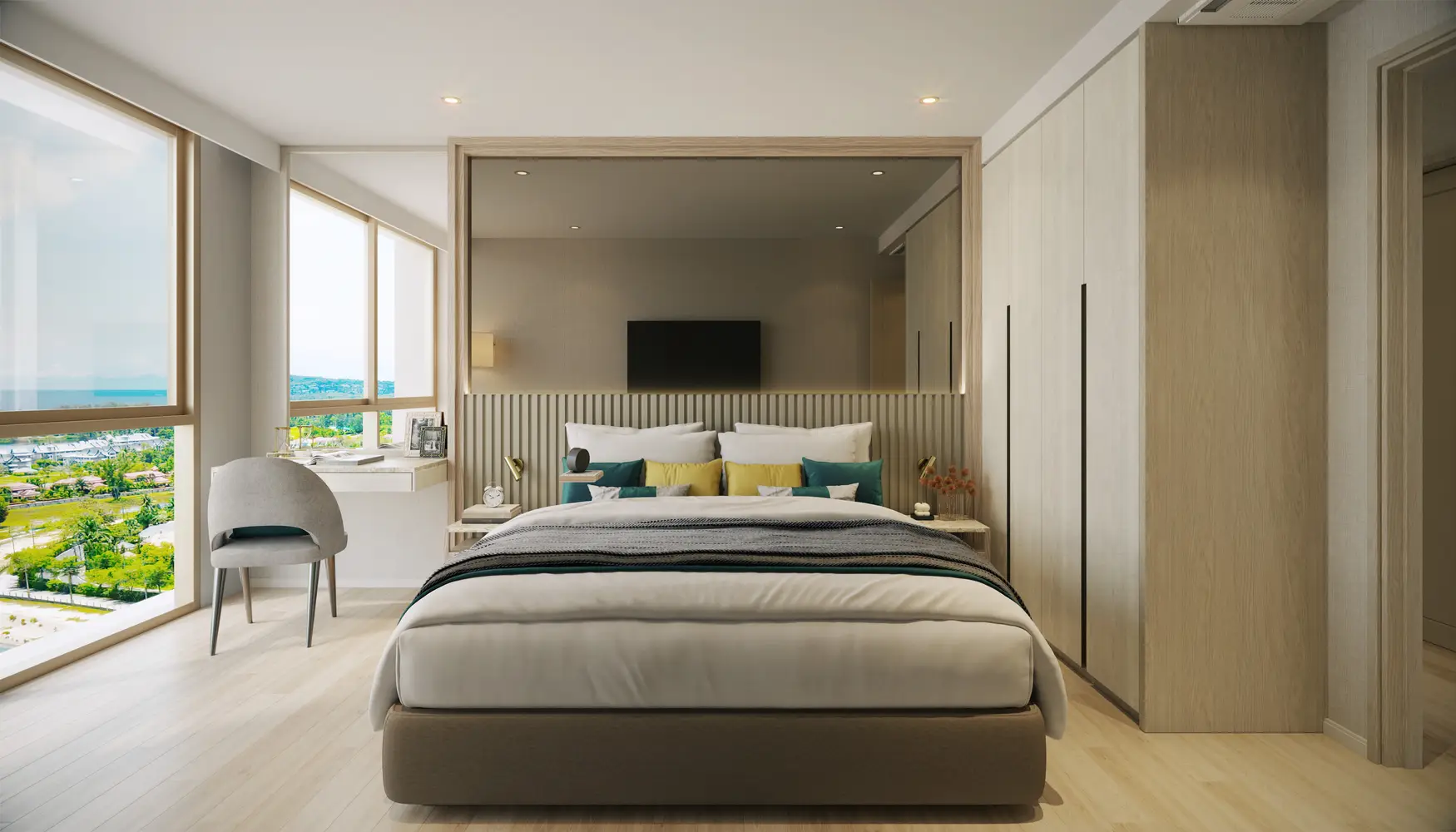 The Ozone Oasis Condominium bedrooms 3 square 122