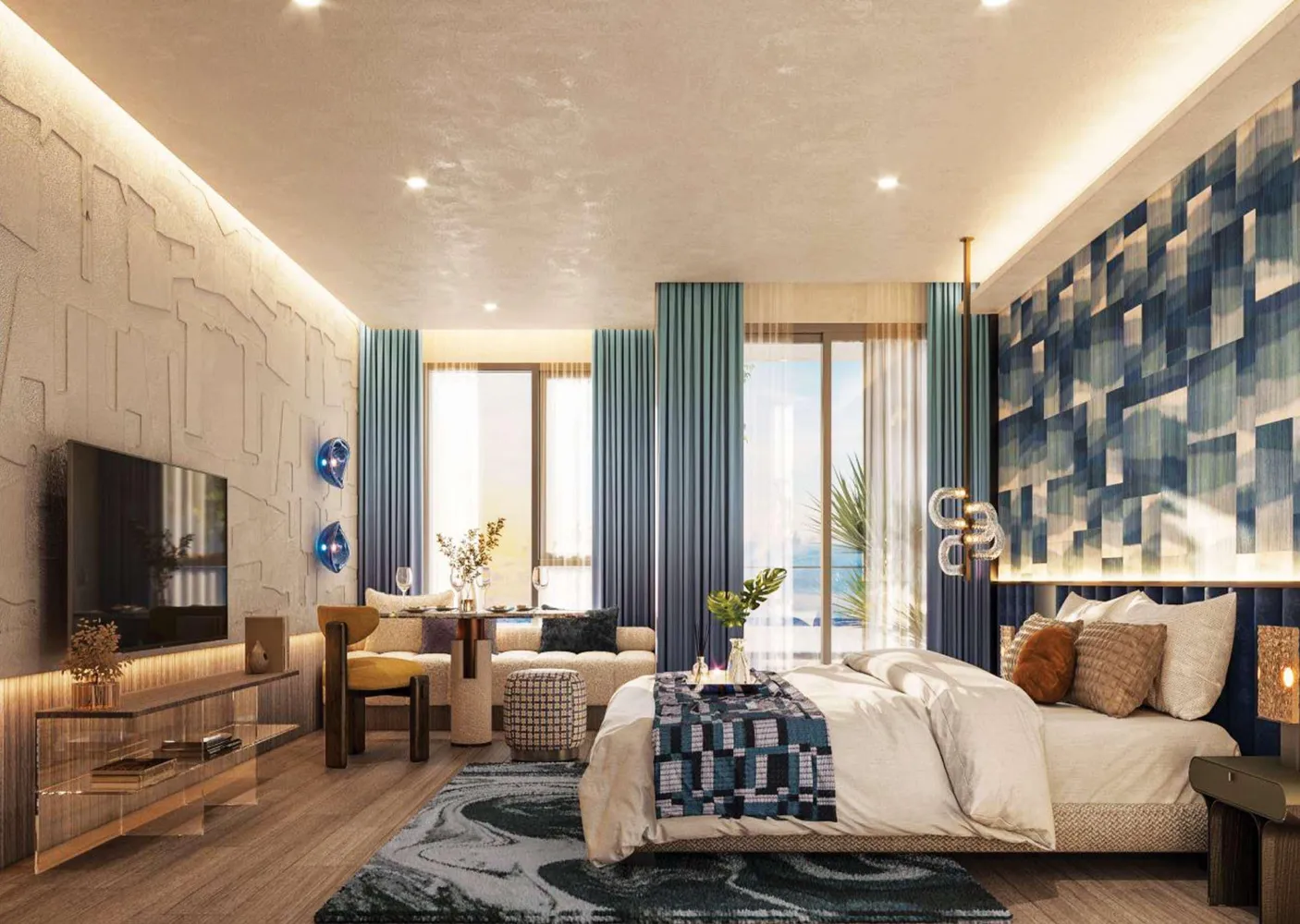 Bellevue Beachfront bedrooms 2 square 64