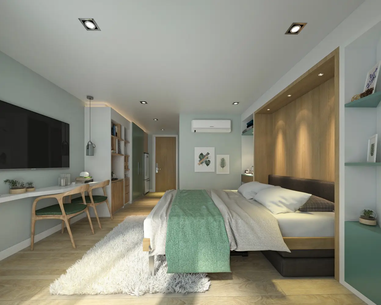 Serene Condo bedrooms 0 square 31