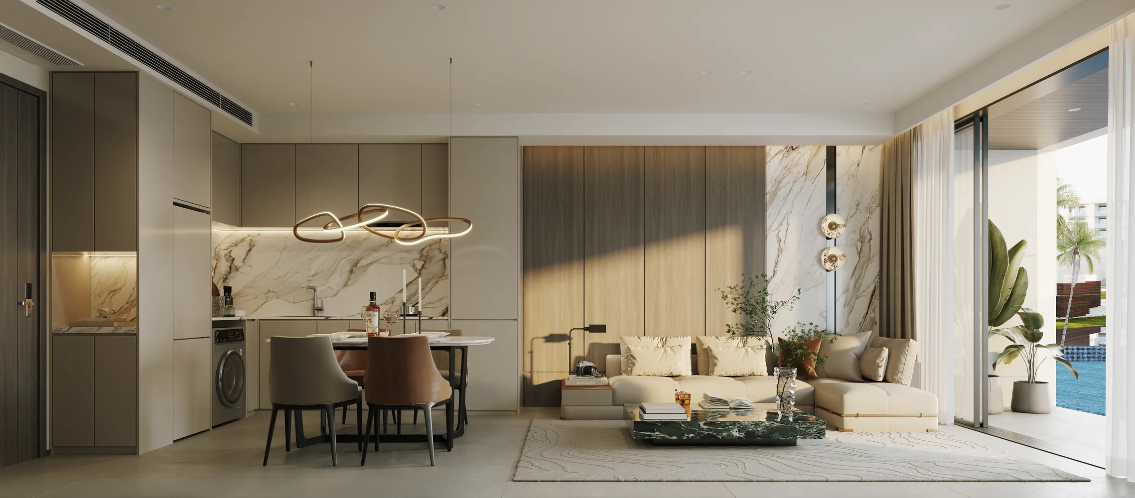 AYANA HEIGHTS SEA VIEW RESIDENCES bedrooms 1 square 57.57