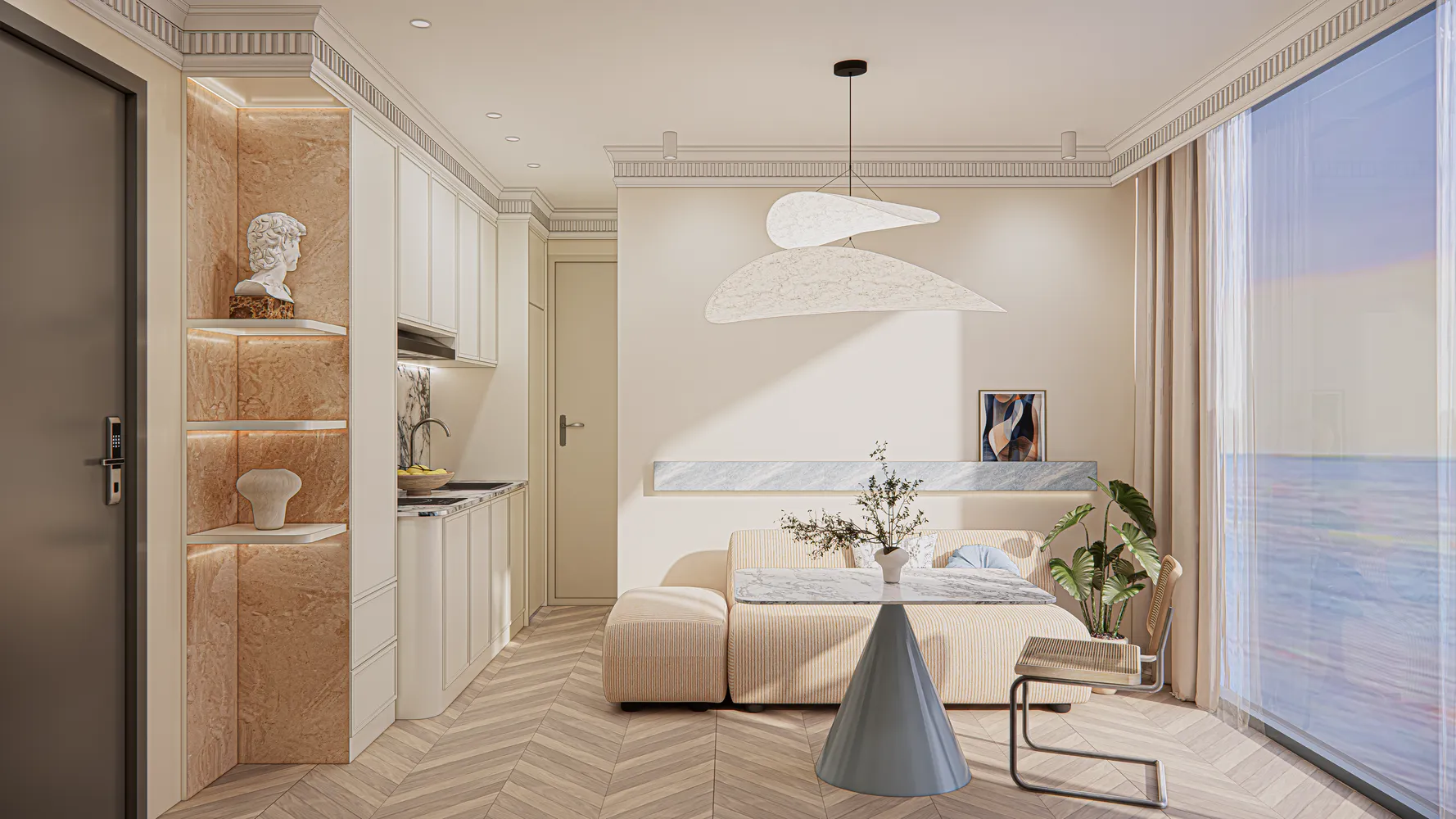 Ocean View bedrooms 1 square 36