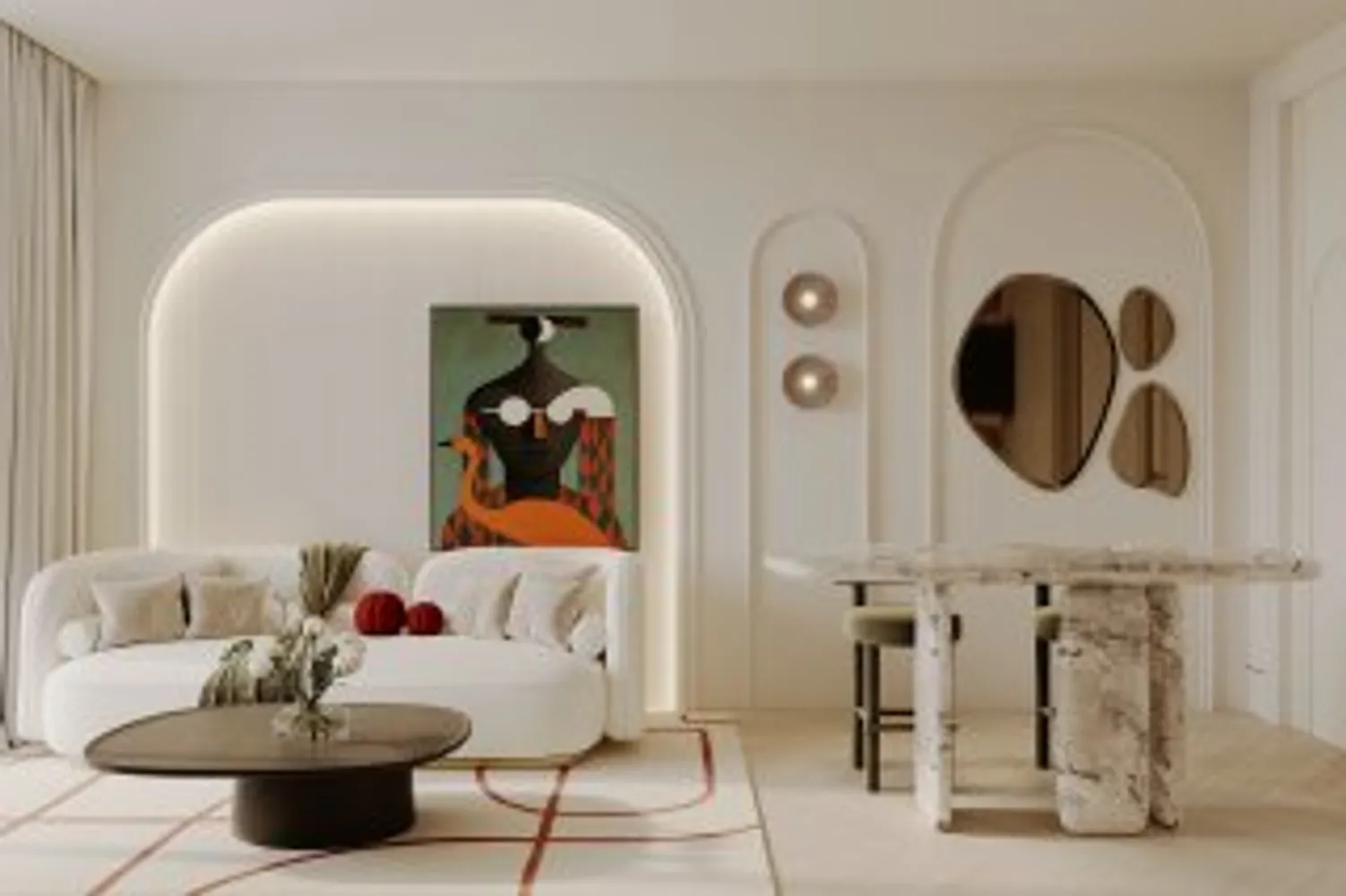 Ocean View bedrooms 1 square 53