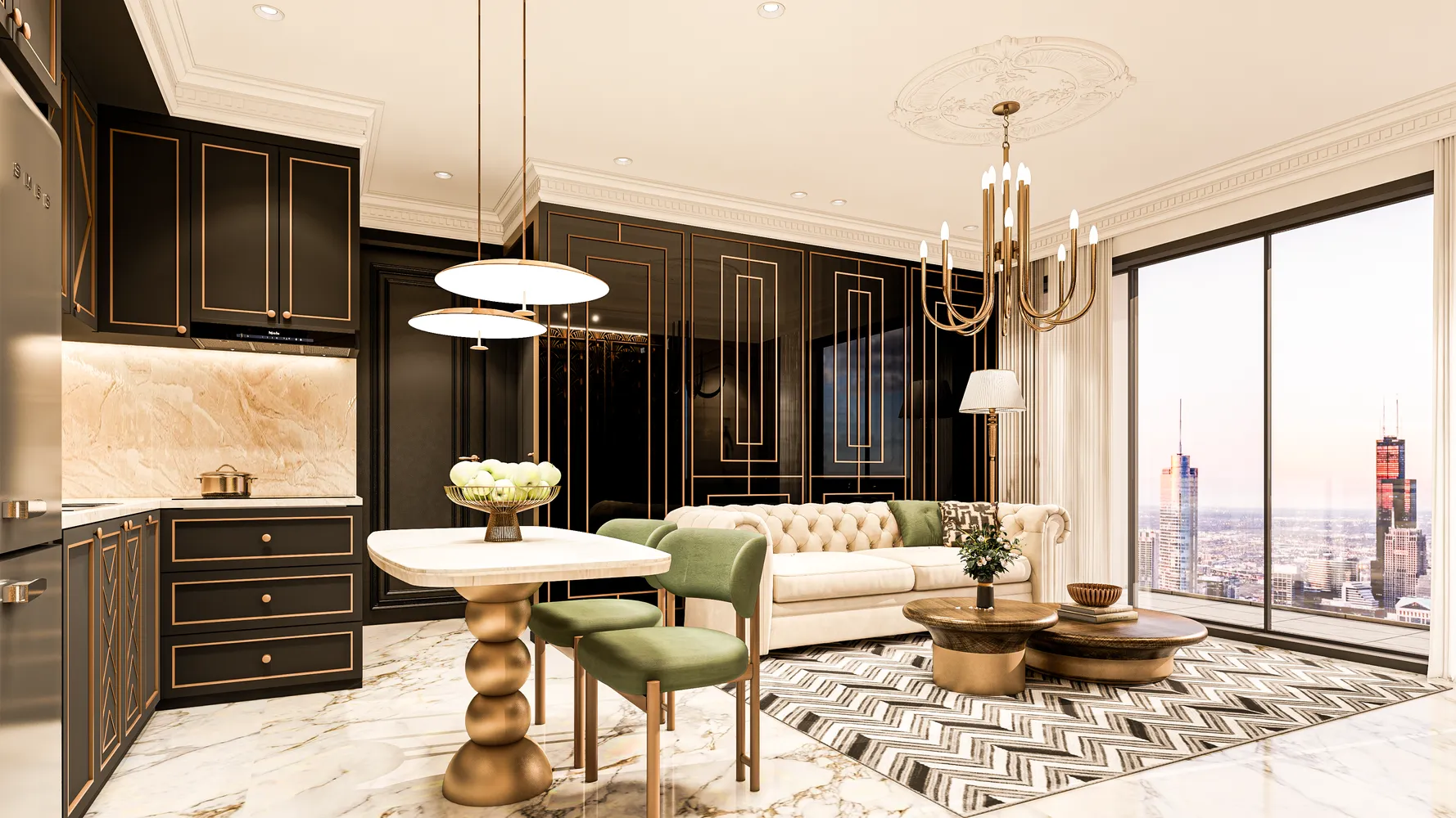 The Gatsby Residence bedrooms 2 square 95