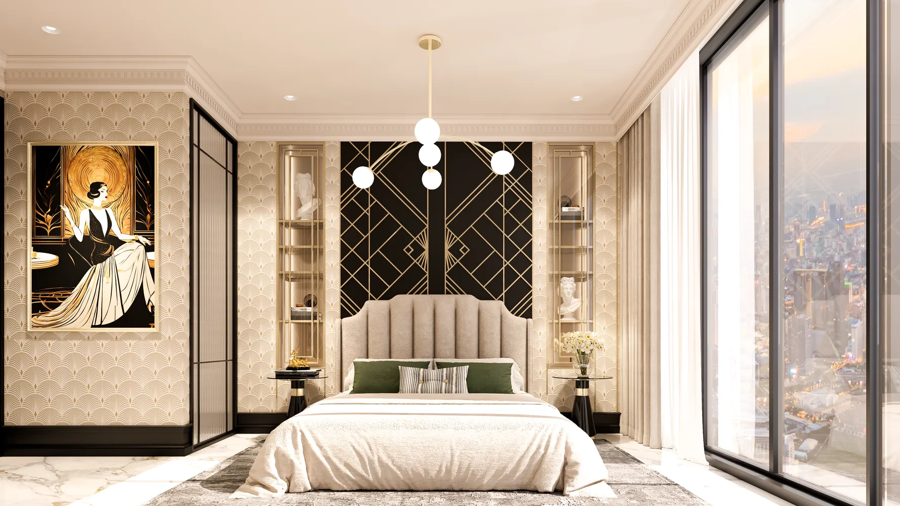 The Gatsby Residence bedrooms 2 square 90