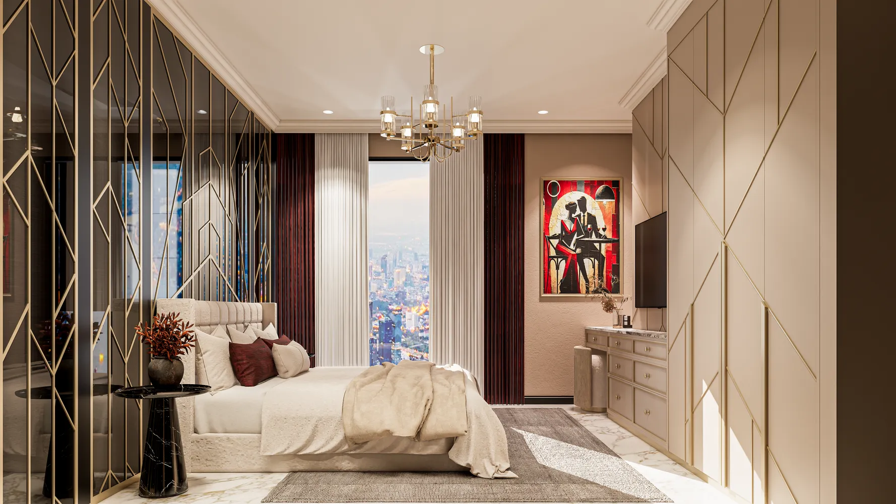 The Gatsby Residence bedrooms 4 square 190