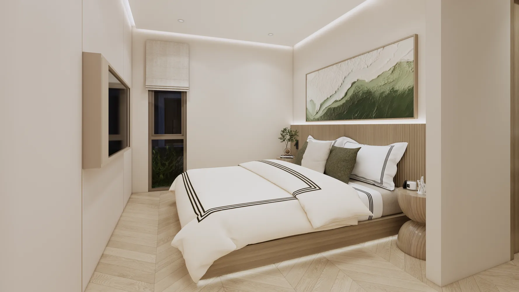 The Trees Residence bedrooms 2 square 55.03