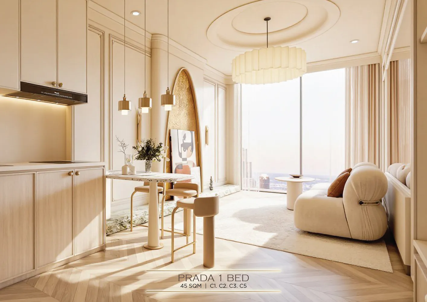 Time Castle bedrooms 1 square 45