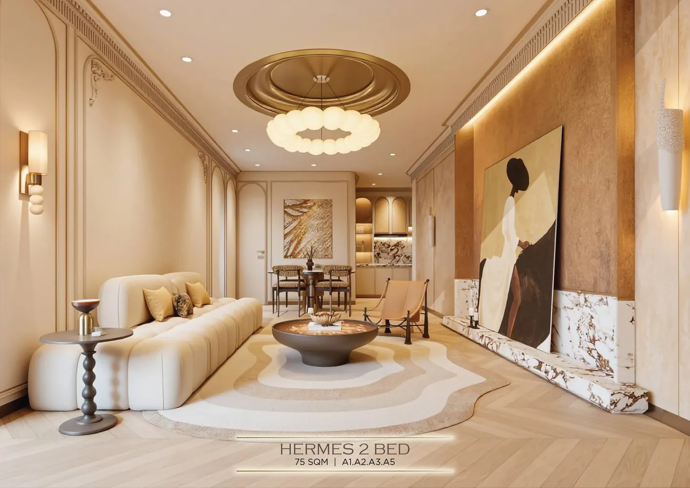 Time Castle bedrooms 2 square 75