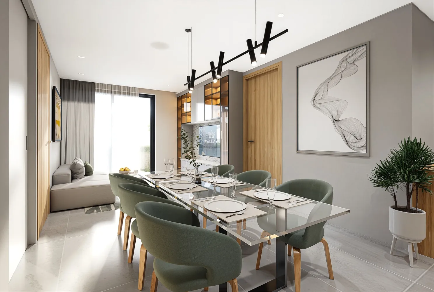 Wallaya Residence bedrooms 3 square 94