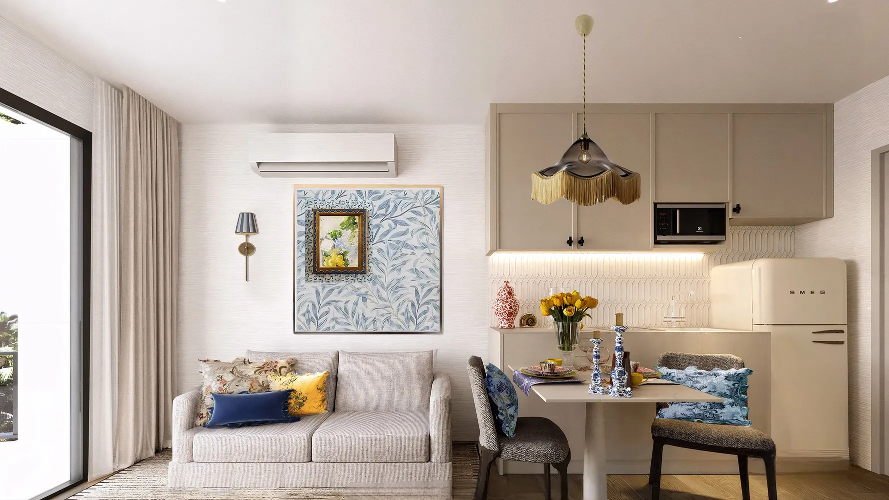 Vivana bedrooms 1 square 30