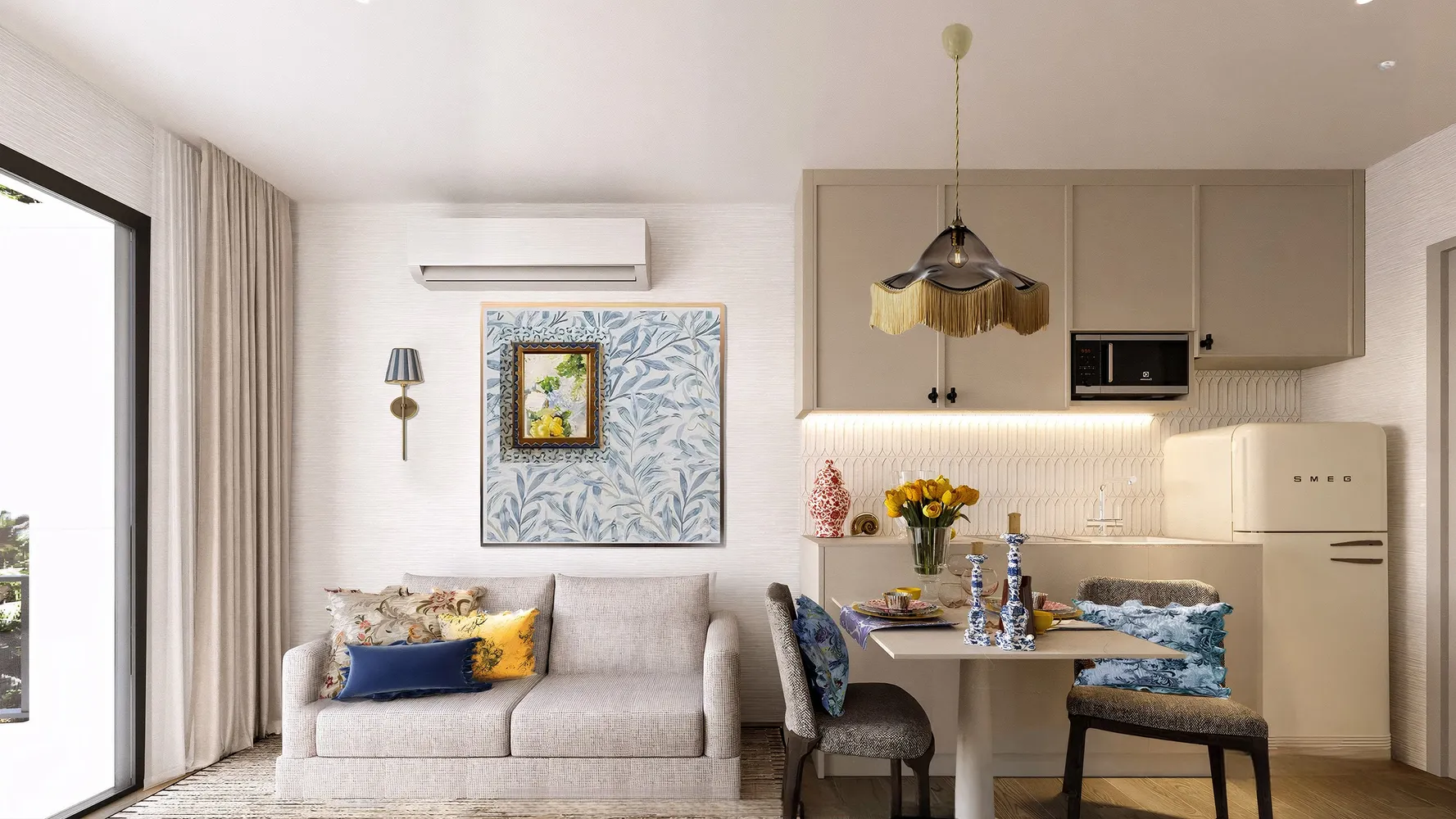 Vivana bedrooms 2 square 64
