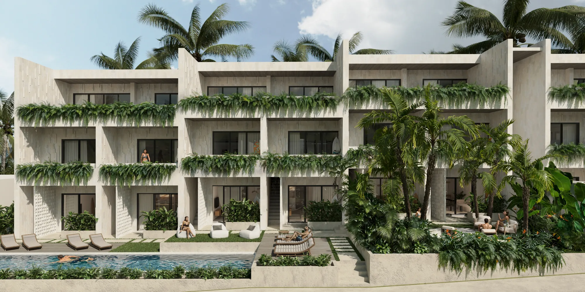 Surfside Townhouses bedrooms 3 square 88.7