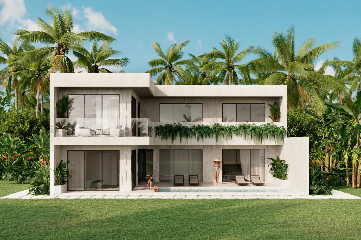 Surfside Villas bedrooms 4 square 159.6