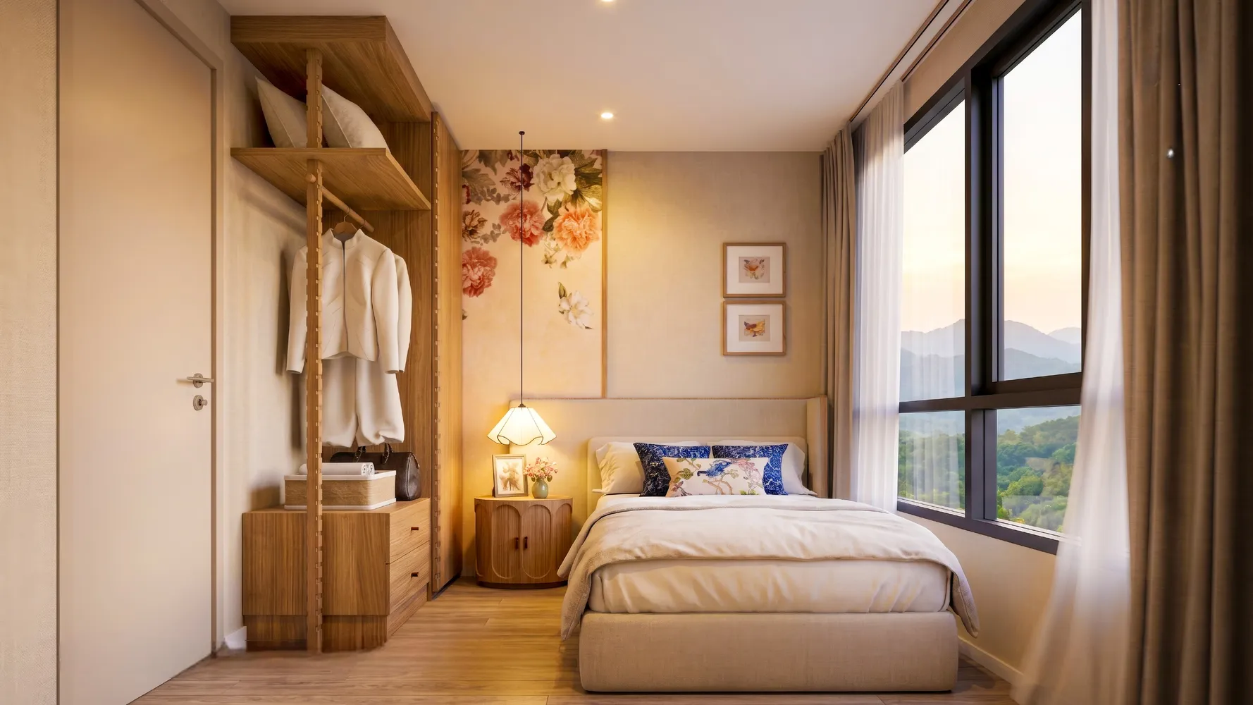 The Olive bedrooms 2 square 62.75