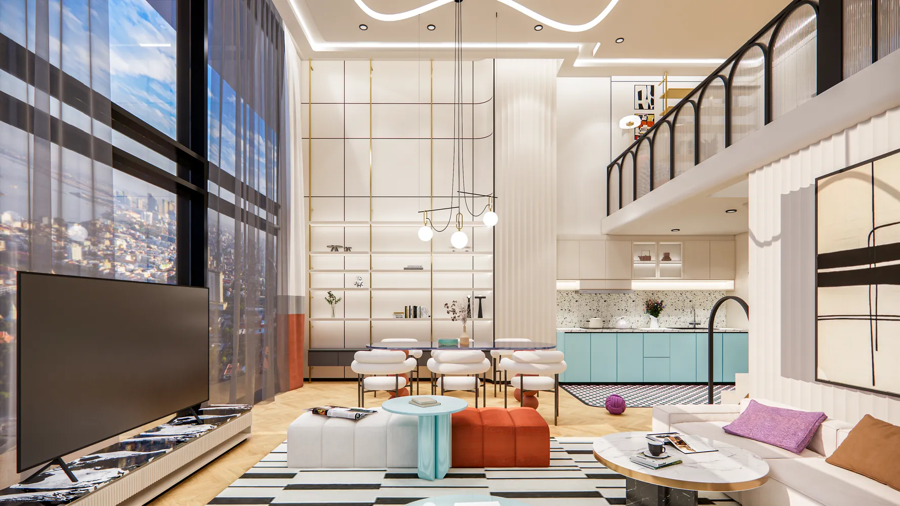 Time Square 7 bedrooms 4 square 160